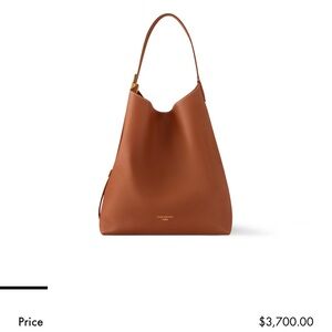 Louis Vuitton Tan Leather Shoulder Hobo Bag